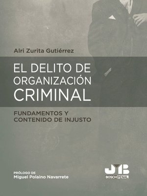 cover image of El delito de organización criminal